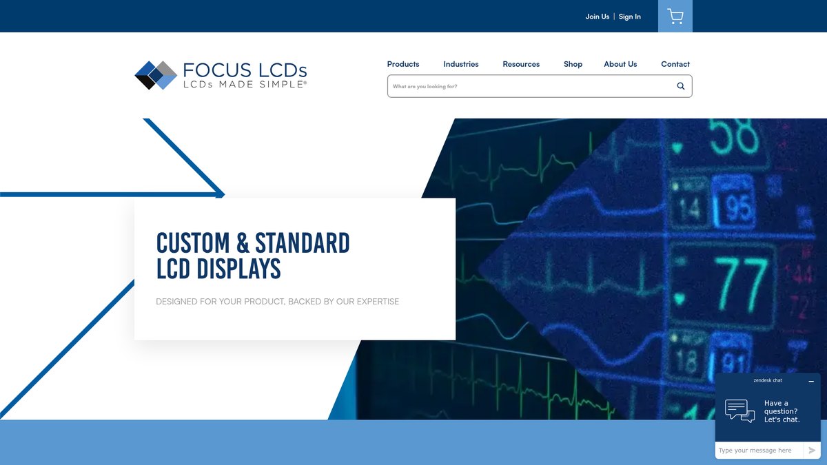 FocusLCDs.com website screenshot