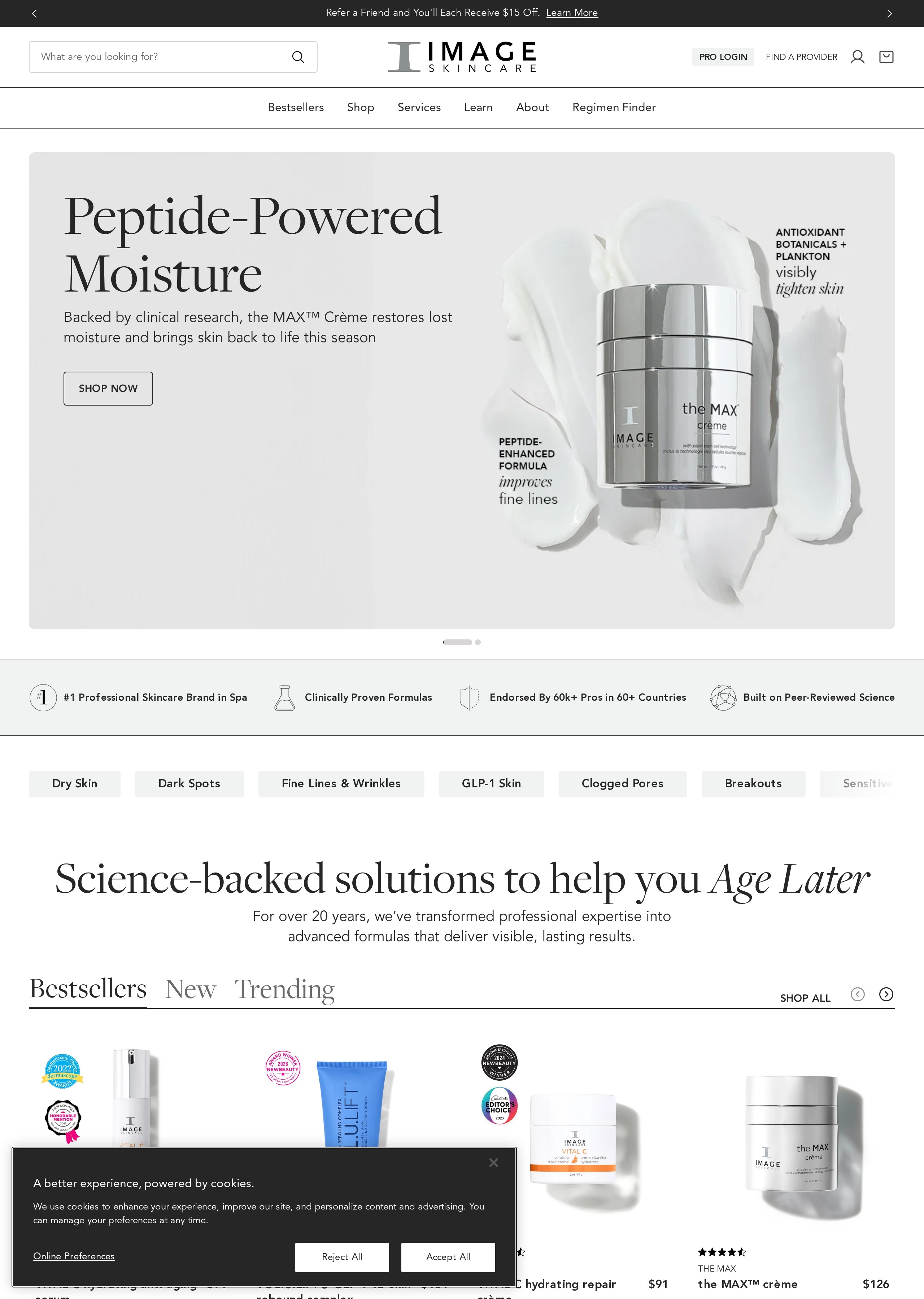 ImageSkincare.com website screenshot