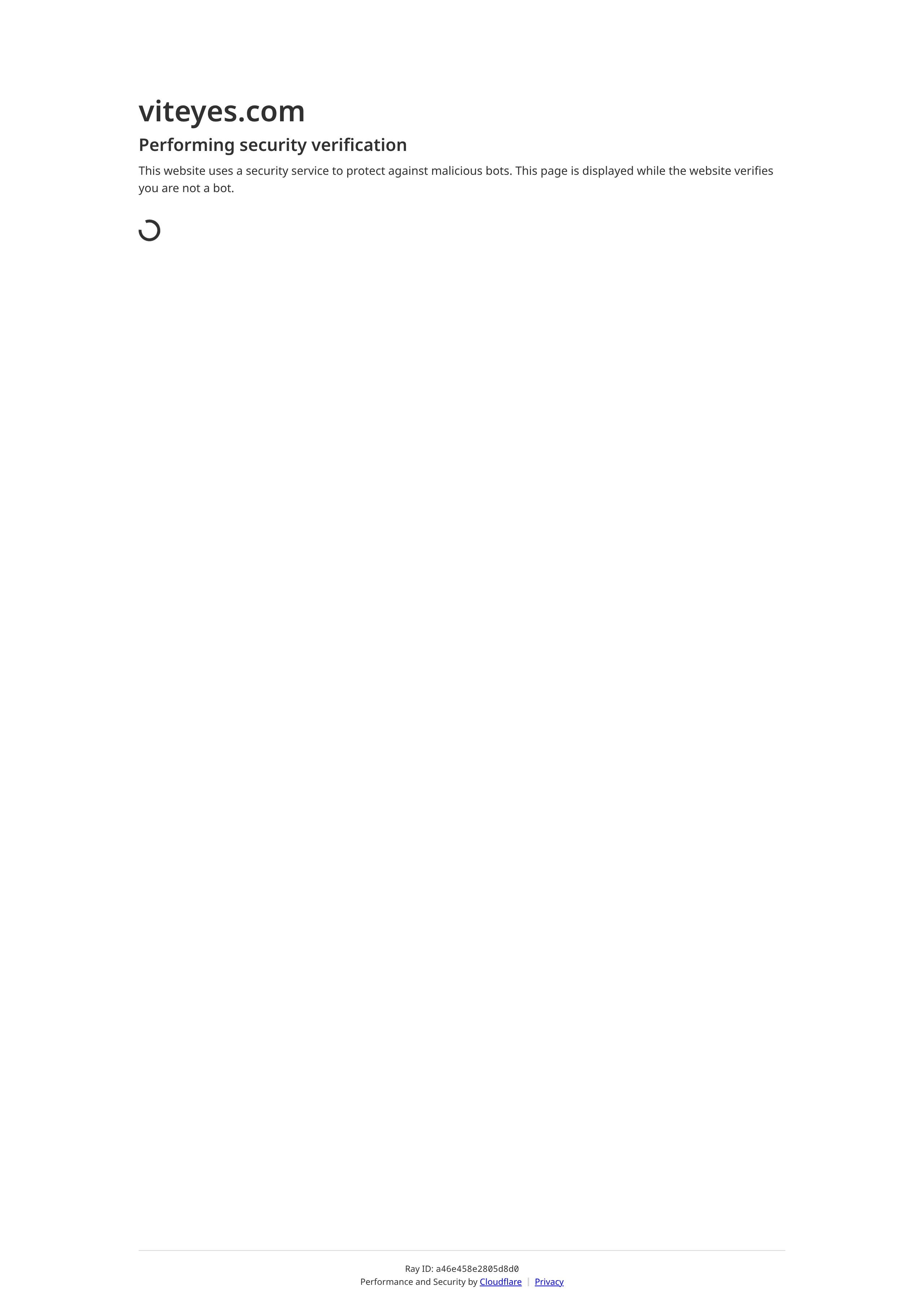 Viteyes.com website screenshot